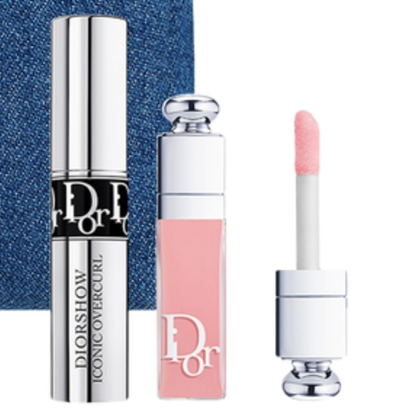 DIOR COSMETIC POUCH, ADDICT LIP MAXIMIZER & DIORSHOW ICONIC OVERCURL MASCARA SET - Picture 2 of 16